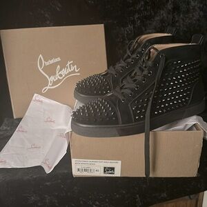 Red bottoms Christian LouBoutin size 45 lightly used.